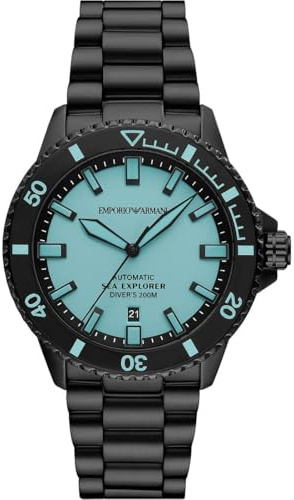Emporio Armani Men's Analog Automatic Watch with Stainless Steel Strap AR60076