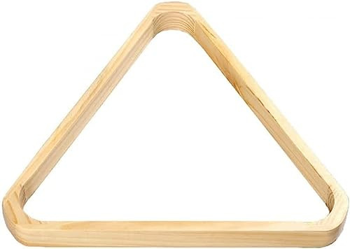 Triangle de billard de 52,5 mm en bois massif pour 16 boules rouges