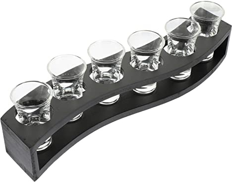 STOBAZA Shot Glasses Bar Glass Holder Ktv Glass Holder Wall Wine Rack Glassware