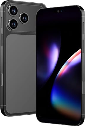 DEMANN GMBH Téléphone déverrouillé, écran de 6.6 Pouces, 3GB RAM + 16GB ROM/TF 256GB, 2MP + 13MP Double caméra, Support 4G LTE FDD TDD, Double Carte SIM, idéal pour Les débutants. (Dark)