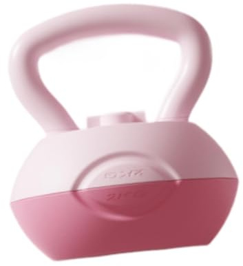 MotiveTech Wassergefüllte Kettlebell, Übungs Kettlebell, Vielseitiges Krafttraining, Sport Und Körpertraining, Rutschfestes Heimfitnessgerät, Rosa