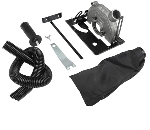 Metal Angle Grinder Bracket with Adjustable Cutting Base Stand, 0-45° Angle & 0-40mm Depth Control for 100-125mm Grinders, Converts to Circular Saw Table