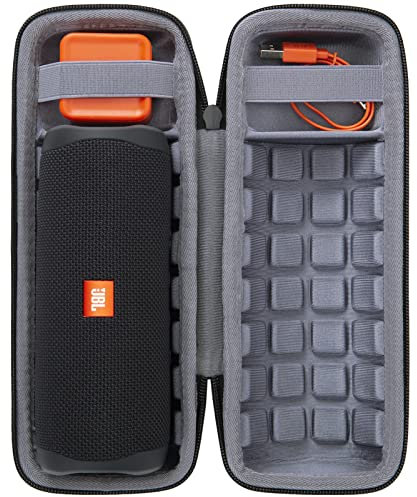 co2CREA Hart Reise Schutz Hülle Etui Tasche für JBL Flip 6/5 /4/3 /Essential Bluetooth Lautsprecher, Nur Gehäuse