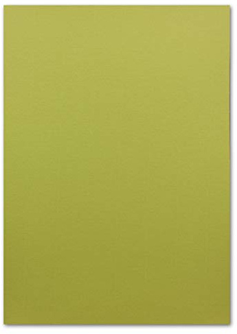 Glüxx-Agent 50 Blatt Ton-Karton DIN A4 - Farbe: Pistazie -Ton-Papier 160 g/m² gerippte Oberfläche - Ton-Zeichen-Papier Bastel-Papier Bastel-Karton