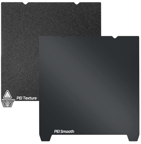UniTak3D Ender 3 V3 SE KE Double Sided Smooth+Textured PEI Build Plate | Druckplatte 235*235mm Druckbett,Flexible Spring Bed Plate for Creality K1/K1C,Ender 3/3 Pro,Ender 3 V2/V2 Neo 3D Drucker