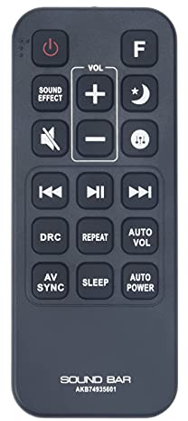 AKB74935601 Ersatz Fernbedienung - VINABTY AKB74935601 Sound Bar ErsatzFernbedienung für LG Soundbar SH7 SH8 SH7B SH8B Fernbedienung Remote Controller Soundbars