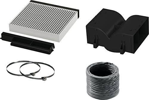 Bosch DWZ1DX1I4 Zubehör für Dunstabzüge, Clean Air Standard Umluftset (5-teilig), Made in Germany