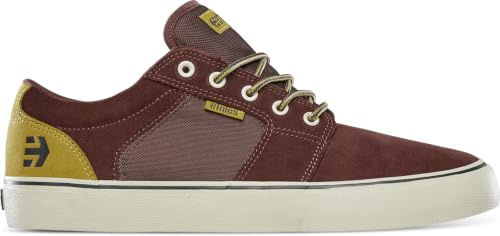 Etnies Herr Barge LS Skate sko, vinröd/brun, 12 UK, Vinröd brun, 47 EU