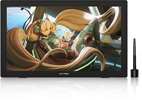 XP-PEN Artist 24 FHD Tablette Graphique avec Écran, Grande Tablette Graphique Dessin 24 Pouces, 132% sRGB, 8192 Niveaux de Pression, Compatible avec Windows, MacOS, Chrome OS et Linux