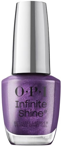 OPI Infinite Shine Purple Reign – vorgehärtete Gel-Technologie ohne UV-Lampe – bis zu 11 Tage Halt – langanhaltender, veganer Nagellack – extra breiter ProWide Pinsel für makellosen Auftrag