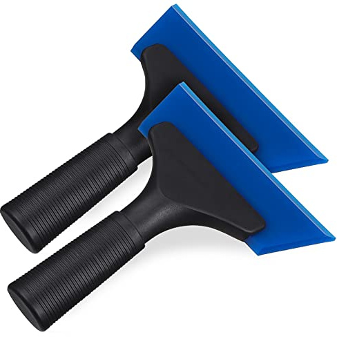 GRIRIW Raschietto Per Pellicola Auto in Plastica Liscia 2 Pezzi Strumento Tergivetro Per Vinile e Wrapping Auto Per Finestre