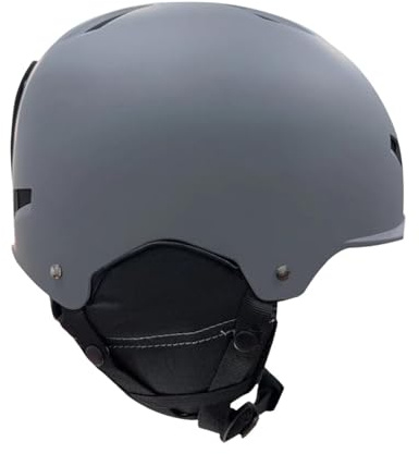 harayaa Ski Ski Helmet Casco de Casco de Skate para El Tablero de Escalada, Gris, M