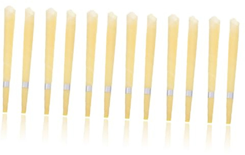 FRCOLOR 12stücke Ohrenkerzen Für Haushalt Bequeme Ohr-aromatherapie-stäbe Kompakte Ohr-aromatherapie-sticks Ohrenschmalz-zubehör Ohr-bienenwachskerzen Praktisch
