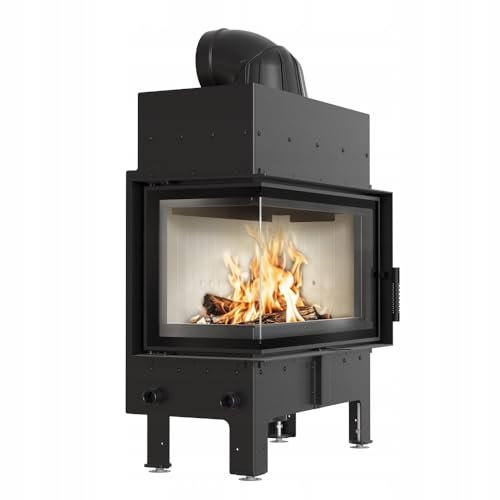KRATKI Cheminée en acier 10 kW Floki M fi 200 Insert de cheminée BImSchV niveau 2 Récupération