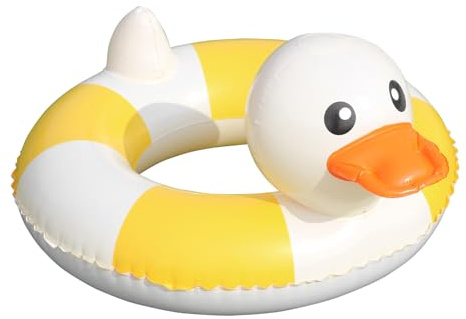 Aufblasbarer Schwimmring für Babys, niedlicher Schwimmring für Babys, Baderinge in Entenform, Partyzubehör am