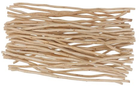 ERINGOGO 50 Pezzi bastoncino per aromaterapia profumato bastoncini diffusori oli per diffusore bastoni massa Stick di fragranze bacchette aromatiche volatili di legno Beige