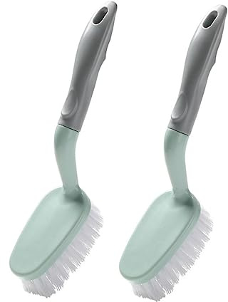 Yardenfun Spazzola Per Pavimento e Vasca Da Bagno Setole Dure, 2 Pezzi, Accessori Per Pulizia Bagno, Per Rimuovere Sporco e Incrostazioni, Multifunzionale Per Superfici in Ceramica e Piastrelle