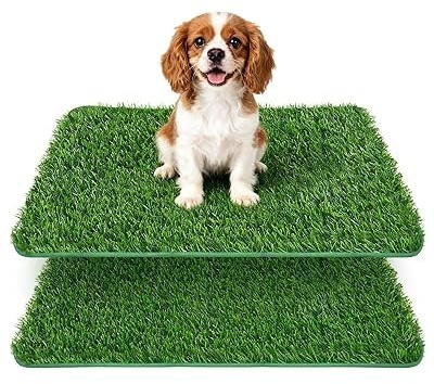 Hundetoiletten mit Kunstrasen,Rollrasen,Outdoor Hundeklo für Zuhause Hundetoilette Wohnung Hundetoilette Balkon Hunde Toilette Wiederverwendbare Trainingsunterlage für Kleine Mittelgroß Hunde
