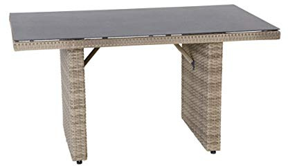 Wholesaler GmbH LC Garden »Turin« Living Loungetisch Couchtisch 130x75 cm Natur