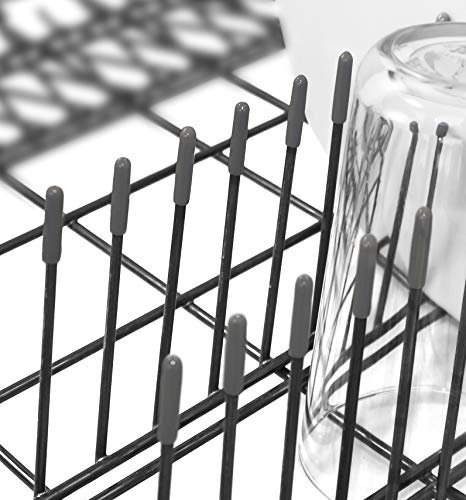 100x Premium Spülmaschinen-Gestell-Abdeckkappen für alle Geschirrkörbe | starker Rost Schutz | grau | 1 Jahr Garantie (100 Stück)