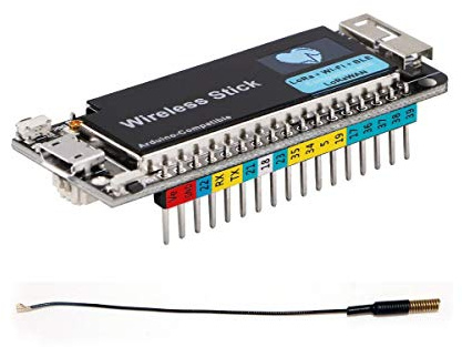 DollaTek ESP32 Stick inalámbrico Lora + WiFi + BLE Módulo de Desarrollo SX1276 para Arduino 433MHz - 470MHz