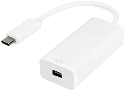 Logilink UA0360 - Adaptateur USB-C (USB 3.2 Gen 1x1) vers Mini DisplayPort, résolution 4K, Blanc