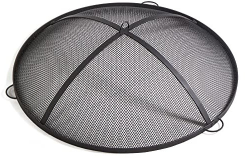 gartendekoparadies.de Pare-étincelles Protection Contre Les étincelles pour Bol à feu en Acier Naturel (70 cm)
