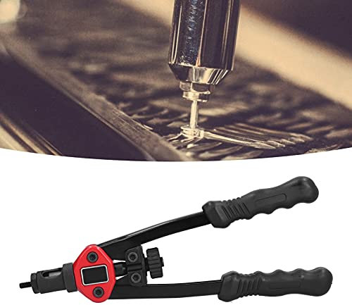 Pistola per Dadi per Rivetti, Strumento per Dadi per Rivetti Rivettatrice Cieca Manuale, Utensili per Rivettatura per Rivetti BT‑606 con di Impostazione Dadi M3 M4 M5 M6