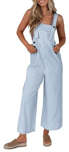 Ladies Playsuit Maternity Dungarees Cotton Dungarees for Women Uk Petite Dungarees for Women Uk Linen+Jumpsuits Womens Overalls Cotton Jump Suits Ladies Floral Plus Size Blue M