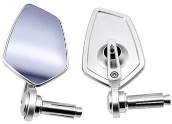 Lenkerendenspiegel Für Suzuki Für SV650X Für SV Für 650X Motorrad Bar End Spiegel CNC Motorrad Rearview Außenspiegel Motorrad Spiegel(S)
