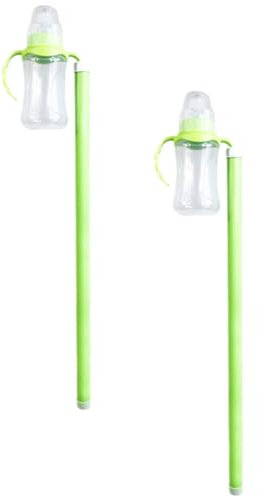 Toddmomy 2 Stück Korallen-futterspender Fisch-futterflasche Mit Stange Für Aquarium 180 Ml Futtermittel Für Aquarien