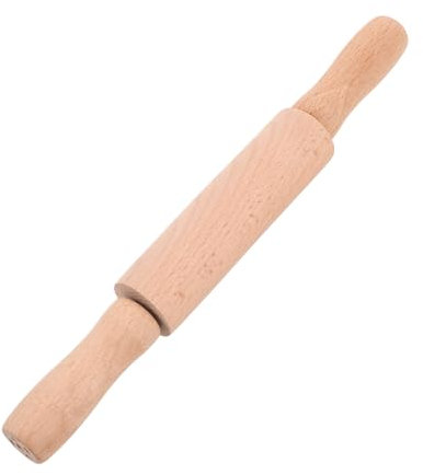 HOOTNEE Mini Rolling Pin Wooden for Boys and Girls Tool Holiday Decorative Accessory Boys and Girls-Friendly Design