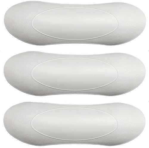 3-PACK 74316 74317 Spa Neck Pillow for Hot Spring Highlife Series Spas from Mid-Year 2007 through 2013, 14.5L x 4.75W Cool Gray Hot Tub Spa Head Rest Pillows for Watkin Five Years Free Replacement