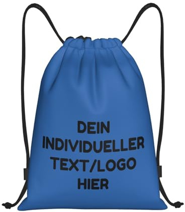 Tingwei Personalisiert Rucksack für Damen und Herren, personalisierte Sporttasche, Sportbeutel für Herren und Damen, wasserdicht Turnbeutel, Schwimmtasche, ideal für Fitness, Wandern
