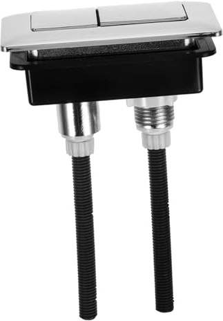 KONTONTY Pulsador WC Rectangular de Abs para Cisterna, Botón de Descarga Doble para Inodoro, Resistente y Fácil de Reemplazo en Baño Doméstico Color Aleatorio