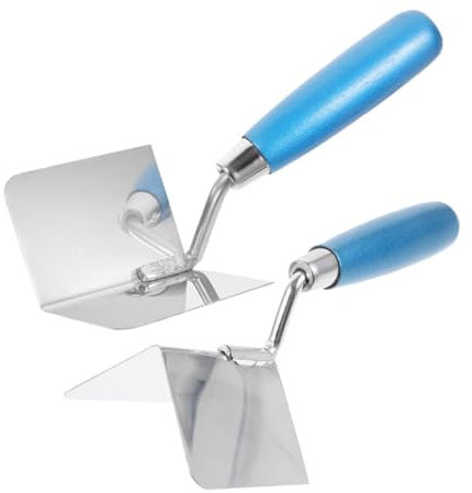 Mikikit 2piezas Llana Inoxidable Para Esquinas Mango Ergonómico Para De Construcción y Proyectos De Enlucido