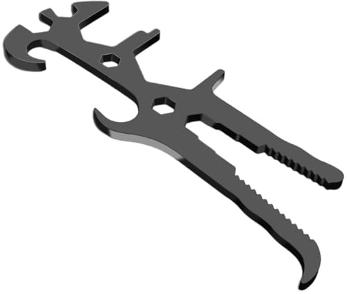 HiyyFloy Abrelatas De Metal para Pintura, Abrelatas Manual De Metal, Llave Multiusos, Abridor De Cubos, Herramienta Portátil para Quitar Tapas, Herramienta para Hogar