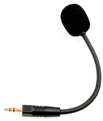 LLHCF Micros de rechange pour casque H2002d - Mousse coupe-vent intégrée - Prises de 3,5 mm - Captures vocales claires - Boîtier en métal - Coque coupe-vent pour casques