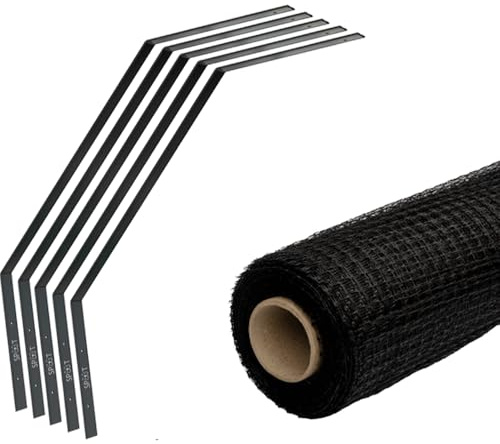 Kattengaas 1 x 10 Meter inklusive Halterungen - Vorteilsset