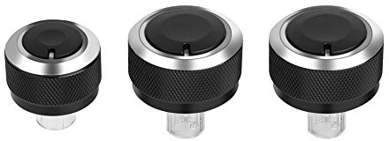 3 stücke heizung knöpfe 5 + Klimaanlagenschalter 3 stücke Aluminium Auto Klimaanlage Bedienfeld Schalterknopf für 5 MK5 2005-2009