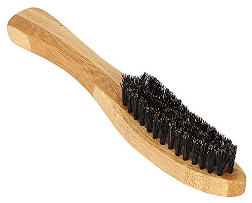 Cepillo de Barba para Hombres, Alisador de Barba para Hombres Profesional con Estructura de Madera Compuesta Robusta para Viajes y Uso Diario