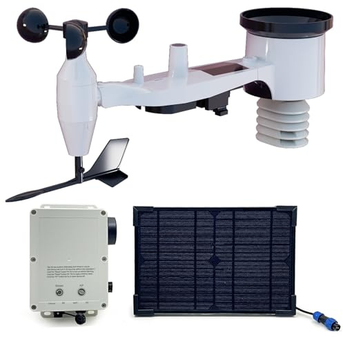 ECOWITT WittField WS6211 Station météo sans fil 4G et passerelle mobile Wi-Fi avec capteur extérieur 7 en 1 WS69 Station de base IoT Assistant météo avec panneau solaire