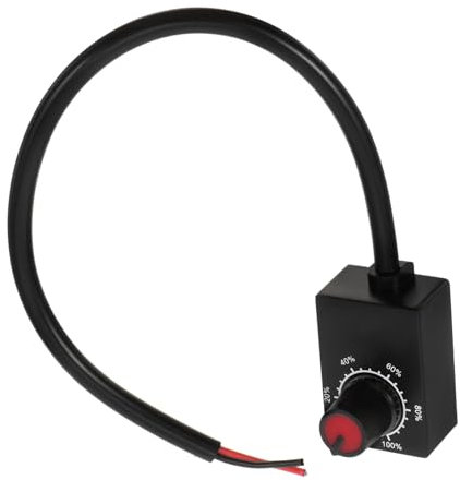 Gadpiparty Mini Knob Pwm Dc Motor Speed Controller Led Light Controller Plant Light Switch Precision Scale Cable Easy to Use Design