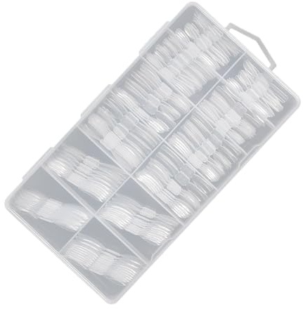 Formas Para Uñas 120 Piezas De Molde Transparente Con Escala | De Uñas Doble De Cobertura Total Forma Para Mujeres Constructor Uñas Postizas Dedos Pies Belleza