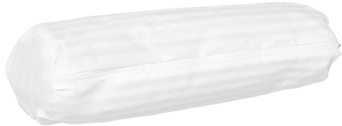 GLEAVI Langer Runder Kissenbezug 20x90cm aus Glattem Atmungsaktivem Material mit Reißverschluss Abnehmbar und Waschbar Passend für Nackenrolle und Lendenkissen