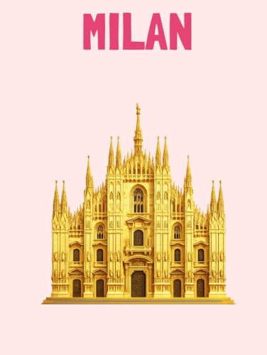 Travel Photo Album - Milan: A Beautiful Scrapbook with Blank Pages for Your Travel Memories