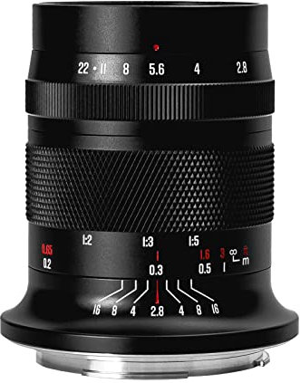 Meike Lentes de enfoque manual fijos de 60 mm f2.8 con montura RF, lente macro APS-C de gran apertura, compatible con cámara Canon EOS-R EOS-RP R5 R5C R6 R7 R10 sin espejo