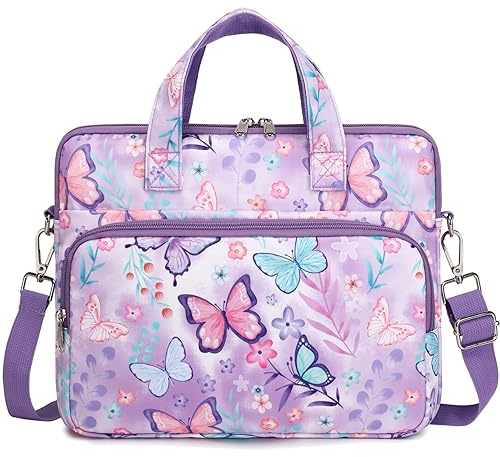 Octsky Tablet Sleeve Bag Kids Tablet Tragetasche 12,5 Zoll Tablet Tasche mit Schultergurt, weiches Futter