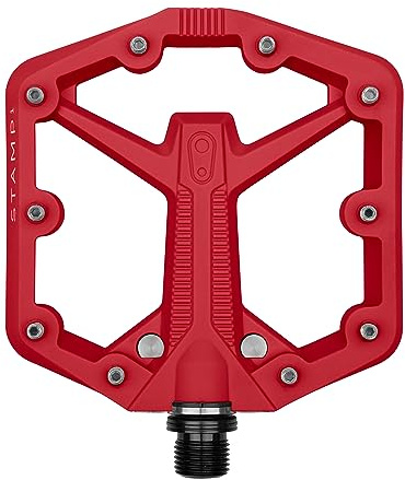 Crankbrothers stämpel 1 version 2 MTB-pedal, liten röd