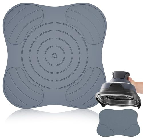 Air Fryer Heat Proof Mat for Ninja Reusable Silicone Trivet Non-Slip Heat-Resistant Worktop Hot Pads for Ninja Crispi FN101GY, FN101SG, FN101ST Air Fryer Accessories, Blue